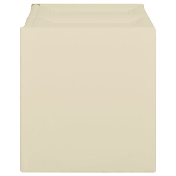 vidaXL Bo&icirc;te &agrave; coussins blanc angora 86x40x42 cm 85 L