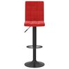 vidaXL Tabourets de bar lot de 2 rouge bordeaux velours