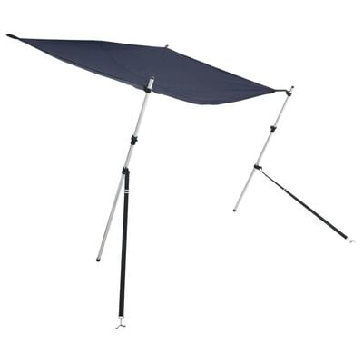 vidaXL Extension d'ombrage T-Top bleu 170x170x(115-183) cm