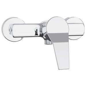 vidaXL Robinet de Douche Mixer Chrome G 1 / 2 pouces Laiton