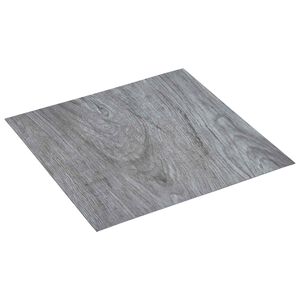 vidaXL Planches de sol Gris clair 5,11 m&sup2; 55 pi&egrave;ces PVC