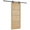 vidaXL Porte coulissante ORKDAL 86 x 211 cm Bois de pin massif Naturel