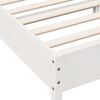 vidaXL Cadre de lit sans matelas blanc 75x190 cm bois de pin massif