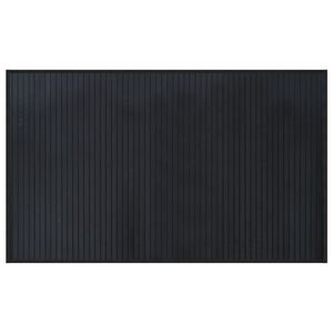 vidaXL Tapis rectangulaire noir 60x100 cm bambou