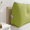 vidaXL Coussin de Dos Vert clair 100 x 24 x 50 cm tissu