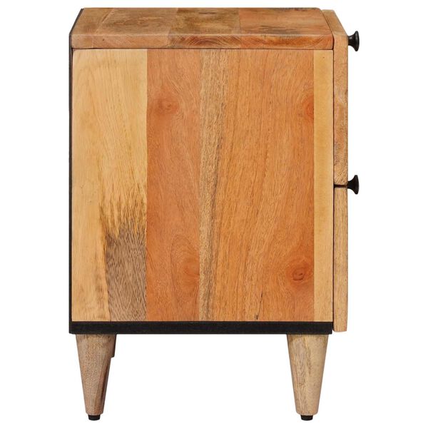 vidaXL Cabinet de chevet avec tiroir Naturel 40 x 33,5 x 46 cm