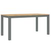 vidaXL Table &agrave; manger PANAMA gris 160x80x75 cm bois massif de pin