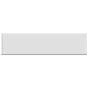 vidaXL Appui de fen&ecirc;tre Blanc 80 x 20 x 4,5 cm PVC
