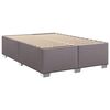 vidaXL Cadre de lit sans matelas gris 140x190 cm similicuir