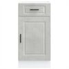 vidaXL Armoire de cuisine Porto gris b&eacute;ton bois d'ing&eacute;nierie