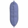 vidaXL Coussin de Dos Bleu denim 60 x 19 x 50 cm tissu