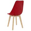 vidaXL Ensemble de salle à manger 5 pcs Rouge