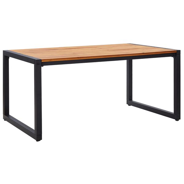 vidaXL Ensemble &agrave; manger de jardin 5 pcs Gris