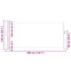 vidaXL Auvent lat&eacute;ral r&eacute;tractable 140 x 300 cm Rouge
