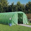vidaXL Serre avec cadre en acier vert 72 m² 24x3x2 m