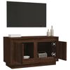 vidaXL Meuble TV ch&ecirc;ne marron 80x35x45 cm bois d'ing&eacute;nierie