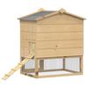 vidaXL Poulailler Marron 75 x 60 x 89 cm Bois de pin massif