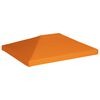 vidaXL Toile sup&eacute;rieure de belv&eacute;d&egrave;re 310 g / m&sup2; 4 x 3 m Orange