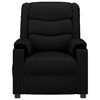vidaXL Fauteuil électrique de massage Noir Similicuir