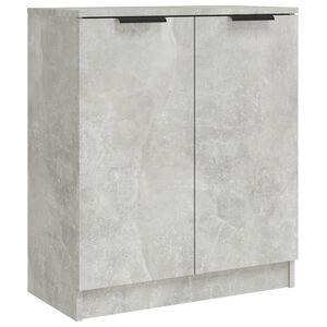 vidaXL Buffet Gris b&eacute;ton 60x30x70 cm Bois d'ing&eacute;nierie