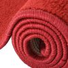 vidaXL Tapis de lit Shaggy Poils longs 3 pcs Rouge