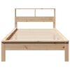 vidaXL Lit bibliothèque sans matelas 75x190 cm bois de pin massif