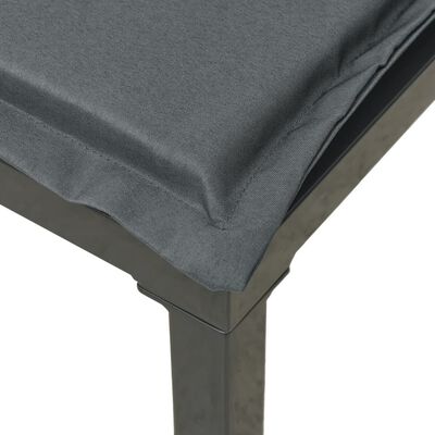 vidaXL Salon de jardin 8 pcs noir et gris résine tressée