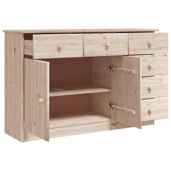 vidaXL Buffet ALTA 112x35x73 cm bois massif de pin