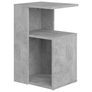 vidaXL Table d'appoint Gris b&eacute;ton 36x30x56 cm Bois d&rsquo;ing&eacute;nierie
