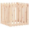 vidaXL Jardini&egrave;re avec design de cl&ocirc;ture 70x70x70 cm pin massif