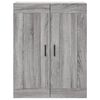 vidaXL Armoire murale sonoma gris 69,5x34x90 cm bois d'ingénierie