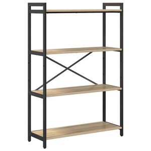 vidaXL &Eacute;tag&egrave;re 80 x 30 x 120 cm Bois d'ing&eacute;nierie Ch&ecirc;ne Sonoma