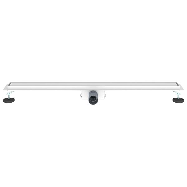vidaXL 2 en 1 Drain de Douche Argent&eacute; 90 cm Acier Inox 304
