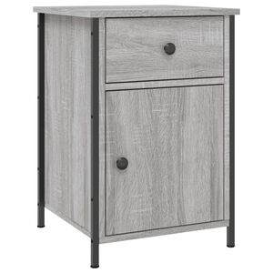 vidaXL Table de chevet sonoma gris 40x42x60 cm bois d'ing&eacute;nierie
