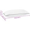 vidaXL Coussin de sommeil Blanc 50 x 30 x 11 cm