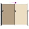vidaXL Auvent lat&eacute;ral r&eacute;tractable beige 160x600 cm