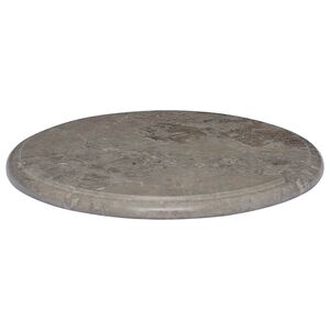 vidaXL Dessus de table Gris &Oslash;40x2,5 cm Marbre