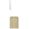 vidaXL Ensemble de meubles de bain 2 pcs Ch&ecirc;ne sonoma Agglom&eacute;r&eacute;