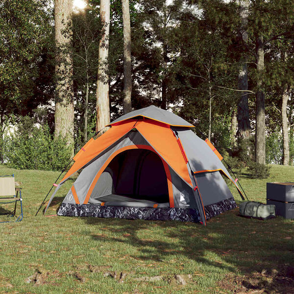 vidaXL Tente de camping à dôme 3 personnes libération rapide