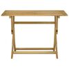 vidaXL Table pliable de jardin 110x55x75 cm bois d'acacia solide