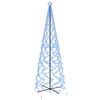 vidaXL Arbre de No&euml;l c&ocirc;ne 1400 LED Bleues 160x500 cm