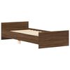 vidaXL Cadre de lit sans matelas chêne marron 90x190cm bois ingénierie