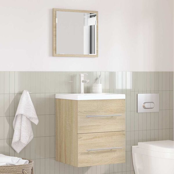 vidaXL Ensemble de mobilier de salle de bain Marron 41 x 38,5 x 48 cm