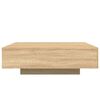 vidaXL Table basse chêne sonoma 100x100x31 cm bois d'ingénierie