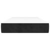 vidaXL Matelas de lit &agrave; ressorts ensach&eacute;s fermet&eacute; moyenne noir 100x210x20 cm velours