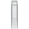vidaXL Paniers &agrave; gabions arqu&eacute;s 12 pcs 200x50x140/160 cm Fer galvanis&eacute;