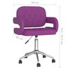 vidaXL Chaise de bureau pivotante Violet Similicuir