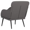 vidaXL Fauteuil Gris 63x76x80 cm Similicuir