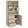 vidaXL Buffet HAMAR Bois massif de pin Marron miel