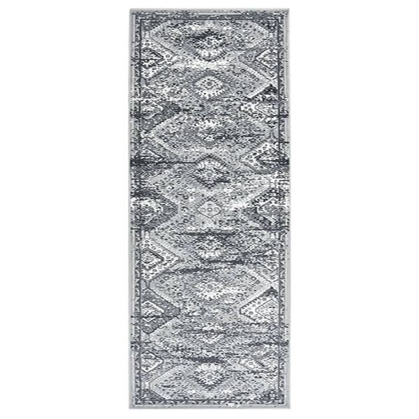 vidaXL Tapis BCF Gris oriental 100x250 cm